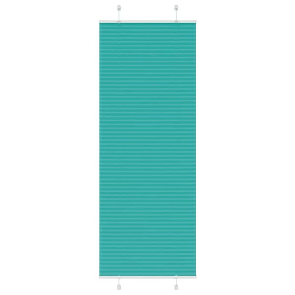 Plisserad persienn bensingrön 75x200 cm tyg bredd 74,4cm