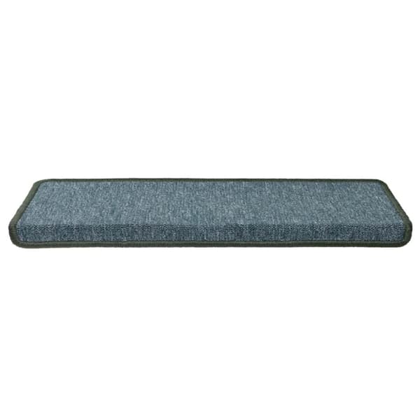Trappmattor 30 st 65x21x4 cm mörkgröna rektangulära kanter