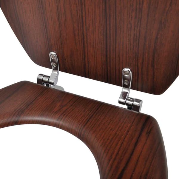 Toalettsits MDF lock enkel design brun