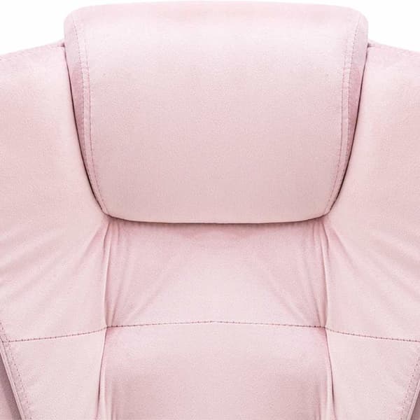 Massagekontorsstol rosa sammet