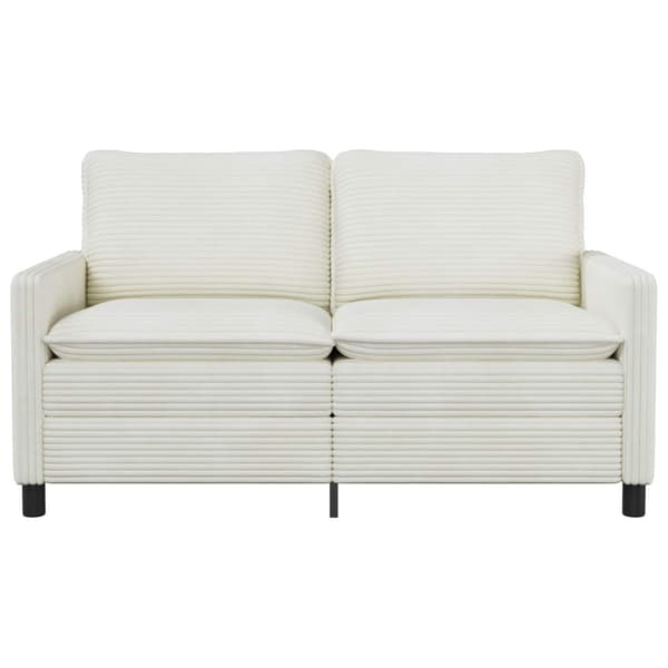 Soffa Gräddvit 156 x 81 x 87,5 cm Polyester