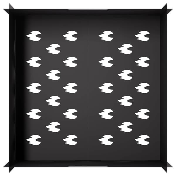 Eldstad Svart 60 x 60 x 30 cm Stål