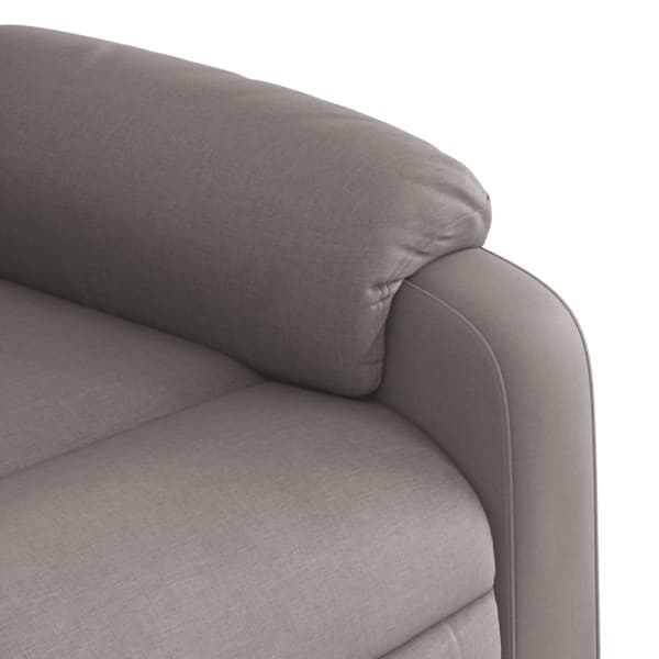 Reclinerfåtölj taupe tyg
