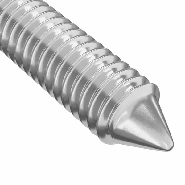 Möbelskruvar 12 pcs Silver M6 x 60 mm Stål