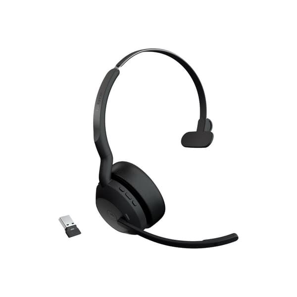 Jabra Evolve2 55 MS Mono - headset - USB-A via Bluetooth-adapter
