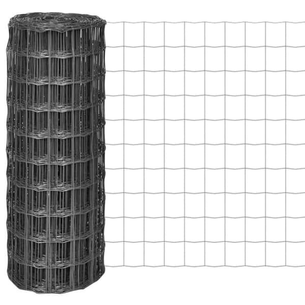 Eurofence stål 25x1 m grå