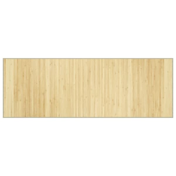 Matta rektangulär ljus naturlig 70x200 cm bambu