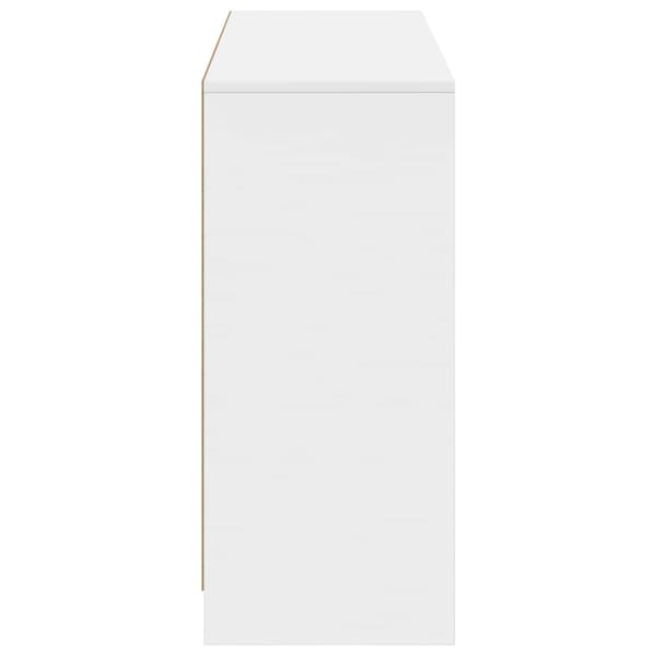 Sideboard med låda Vit 102 x 32 x 73,5 cm