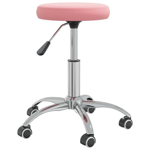 Massagepall rosa sammet