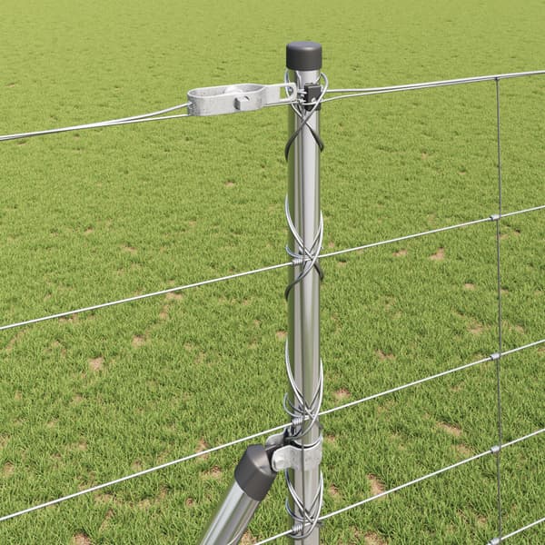 Stängselstolpe Galvaniserad 50 x 1,4 m Stål