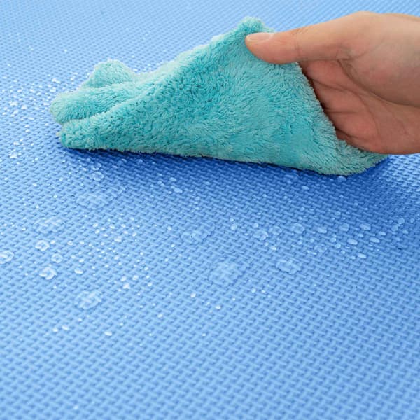 Golvmatta 6 pcs Blå 2,16 m² EVA-skum