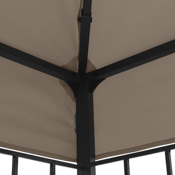 Paviljong 4x3 m taupe