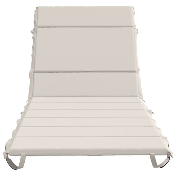 Solstol Kudde GEMERT 100% Polyester Vit 200 x 80 x 3 cm