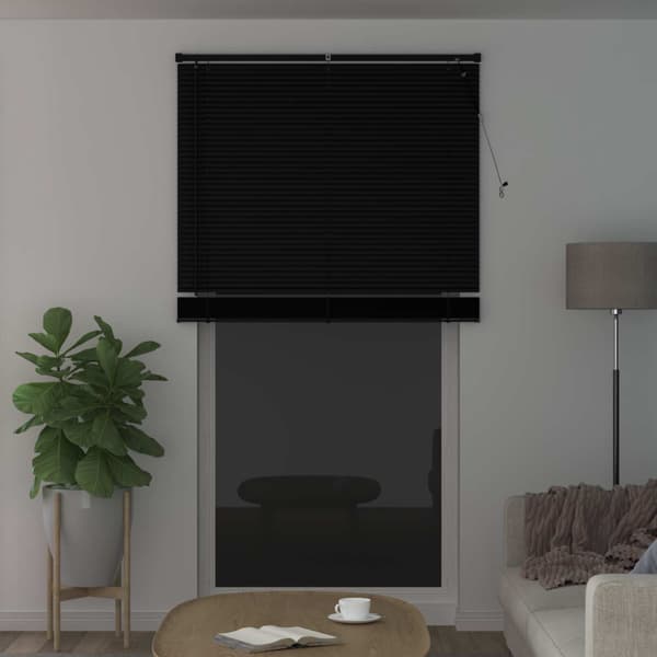 Persienn Svart 213 x 110 cm PVC