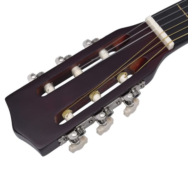 Gitarr för nybörjare med fodral klassisk 3/4 36"
