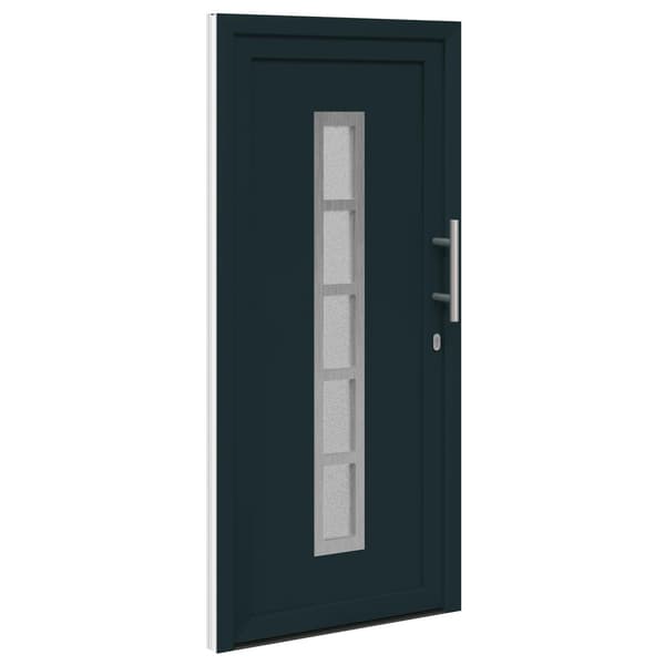 Framdörr Antracit 98 x 208 cm PVC