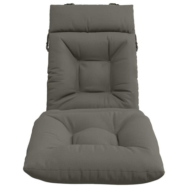 Solstol Kudde VIANEN 100% Polyester Grå 200 x 60 x 8 cm