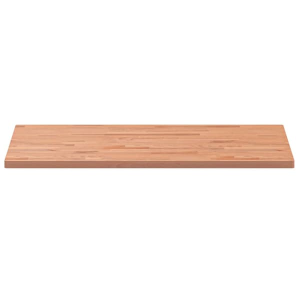 Bordsskiva 100x60x2,5 cm rektangulär massivt bokträ