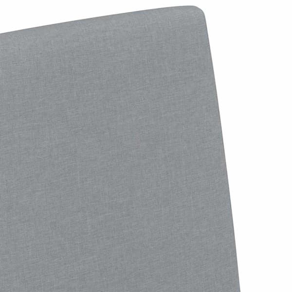 Matstolar 2 pcs Ljusgrå 57 x 67 x 95 cm tyg