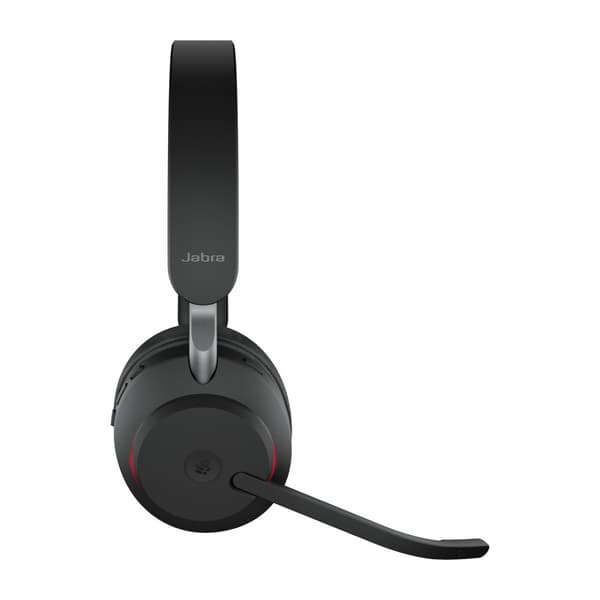 Jabra Evolve2 65 MS Stereo - headset - USB-A - med laddningsställ