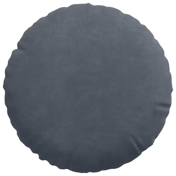 Sittkuddar 2 pcs Mörkgrå Ø30 x 13 cm Sammet