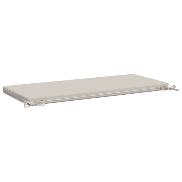 Bänk kudde SOEST 100% Polyester Vit 110 x 50 x 5 cm