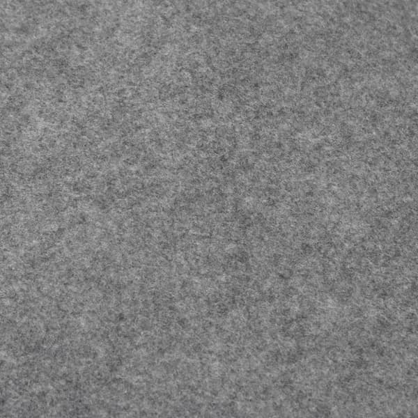 Bottenmatta ljusgrå Ø306 cm polyester geotextil
