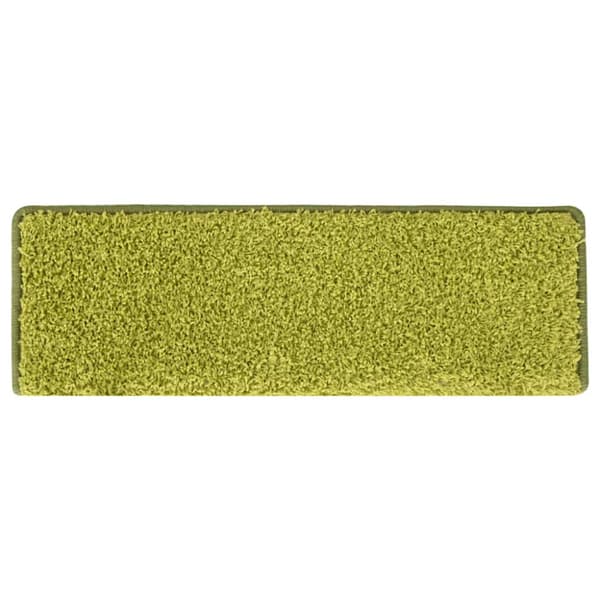 Trappmattor 30 st 65x21x4 cm gröna rektangulära kanter