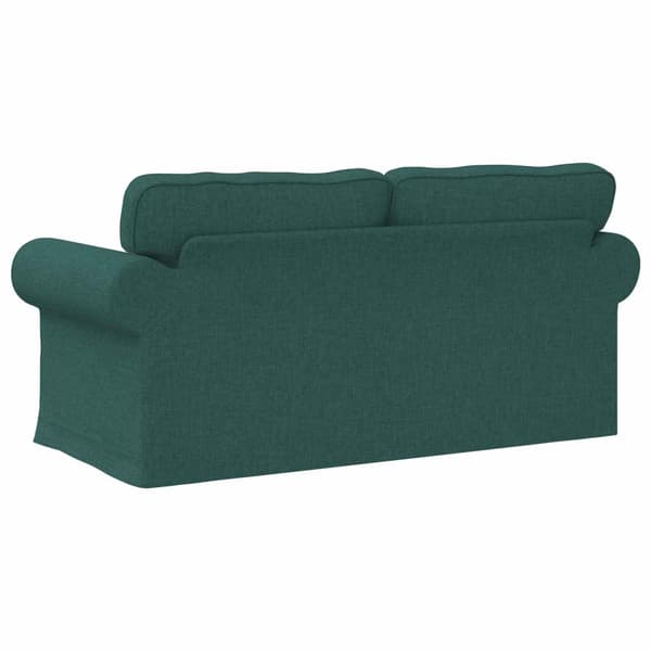 Soffa Mörkgrön 175 x 82 x 80 cm tyg