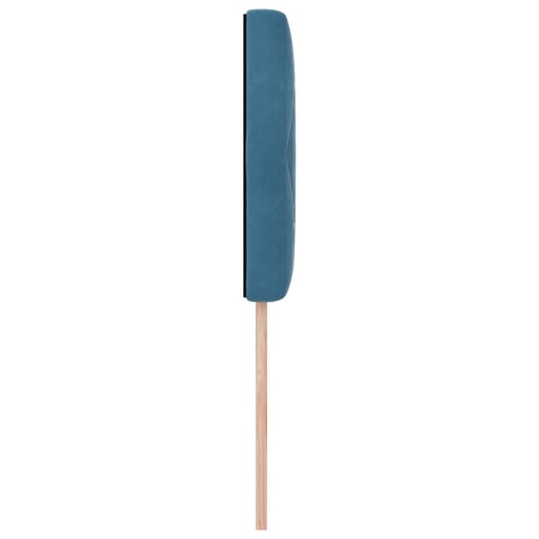 Huvudgavel Mörkblå 100 cm Sammet