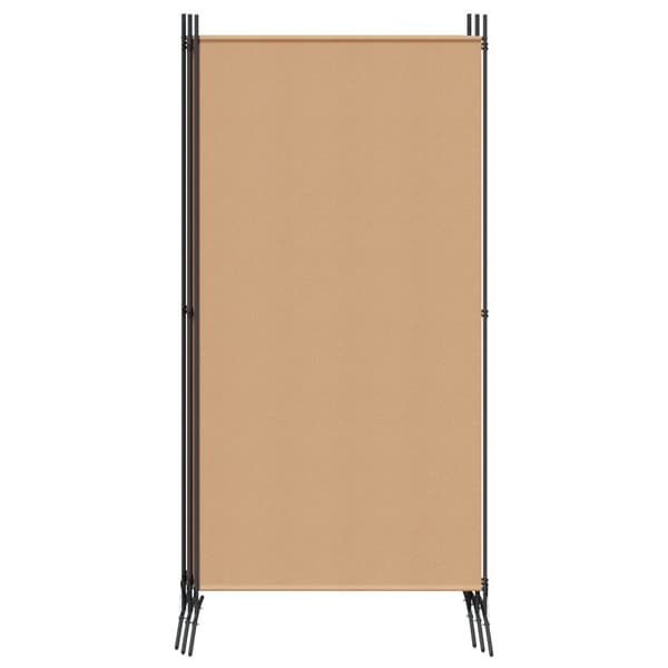 5-panel rumsavskiljare Beige 433 x 180 cm Tyg