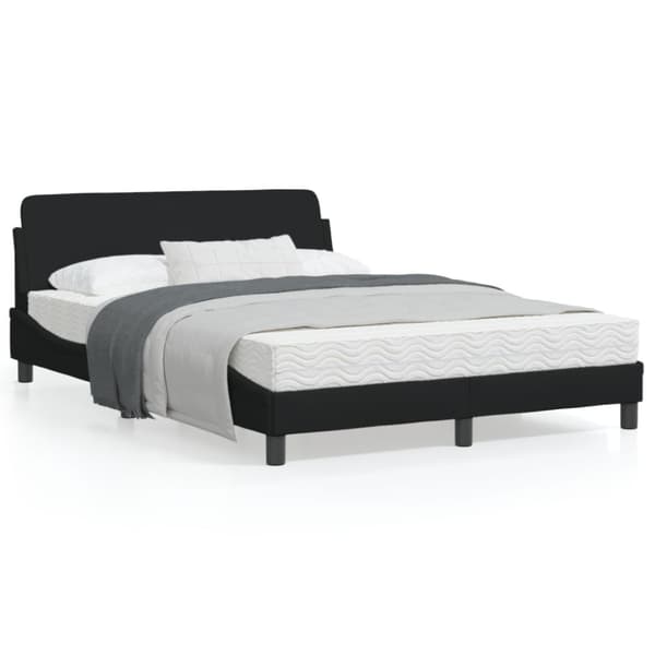 Bed Frame "Dover" Black 120x200 cm Fabric