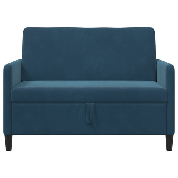 Soffa med förvaring Blå 122 x 78 x 87 cm Polyester