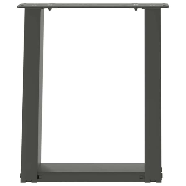 Soffbordsben U-formade 2 st antracit 28x(42-43) cm stål