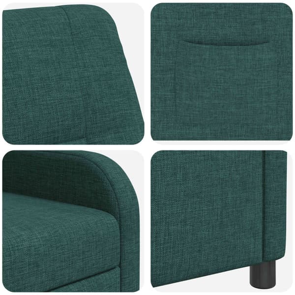 Recliner Mörkgrön Tyg