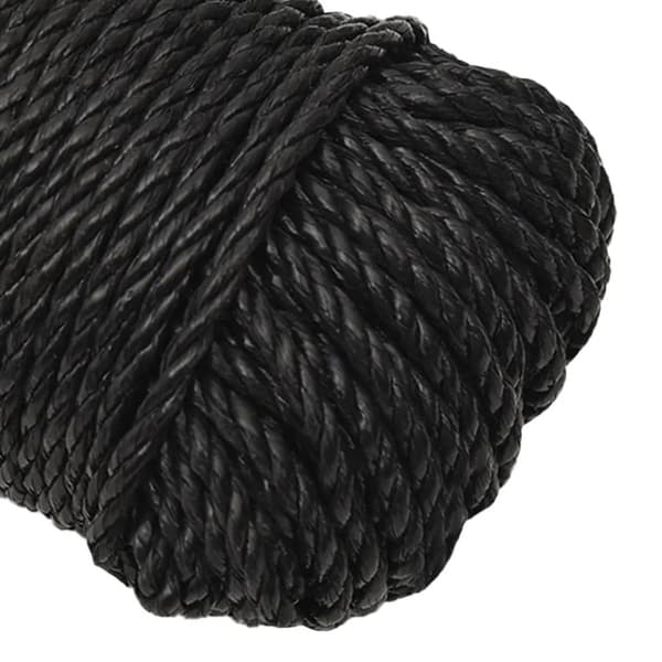Rep svart 8 mm 250 m polypropylen