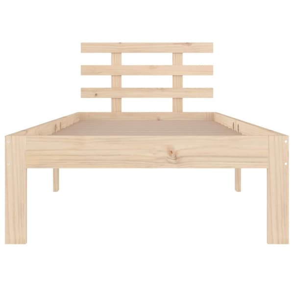 Sängram massivt trä 75x190 cm