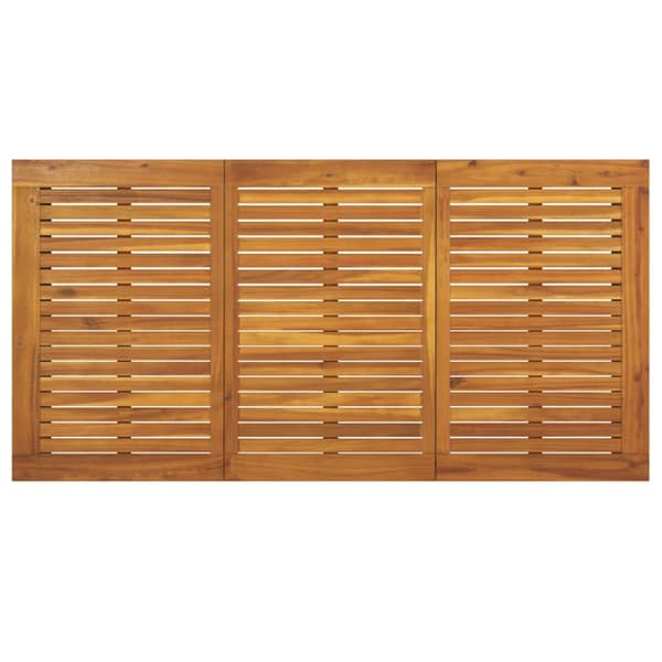 Trädgårdsmöbelset 5 pcs Grå Massivt Akaciaträ