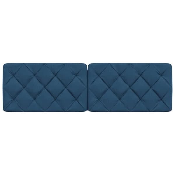 Headboard Cushion Blue 160 cm Fabric