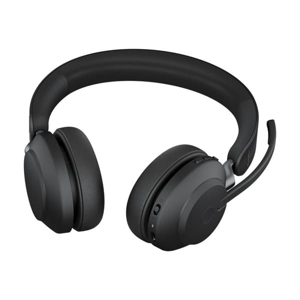 Jabra Evolve2 65 UC Stereo - headset - USB-A - med laddningsställ