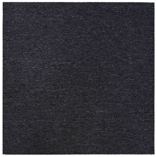 Mattan platta Mörkgrå 50 x 50 cm 20 pcs PP och Bitumen