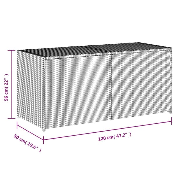Dynbox blandad beige 283L konstrotting