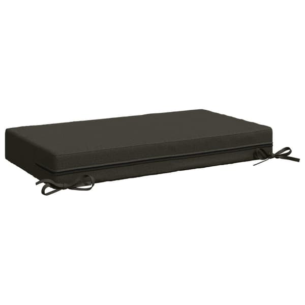 Sittkudde SOEST 100% Polyester Antracit 70 x 40 x 10 cm