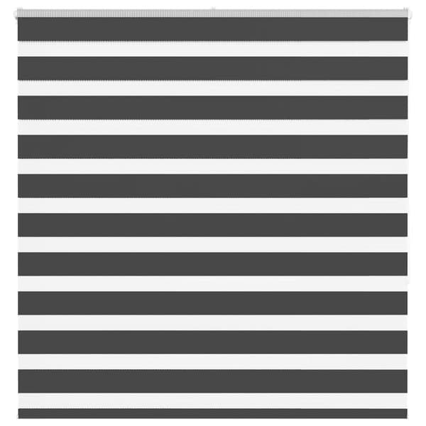 Rullgardin zebra svart 140x150 cm tyg bredd 135,9cm polyester