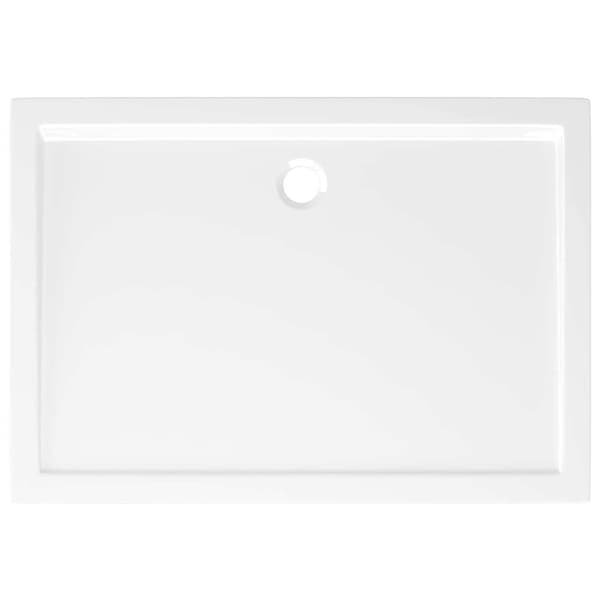 Duschkar rektangulärt ABS vit 80x110 cm