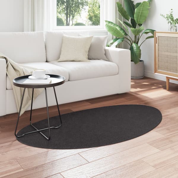 Matta HUARTE Antracit 80 x 150 cm Polyester