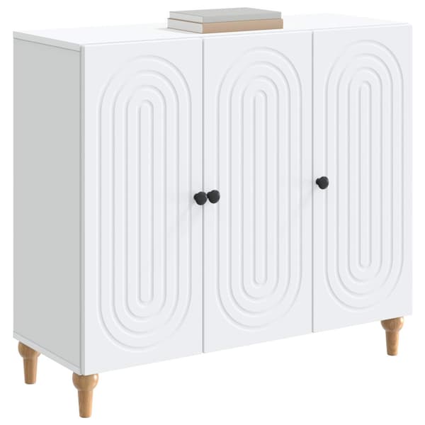 Sideboard Vit 89 x 34,5 x 80 cm Konstruerat trä