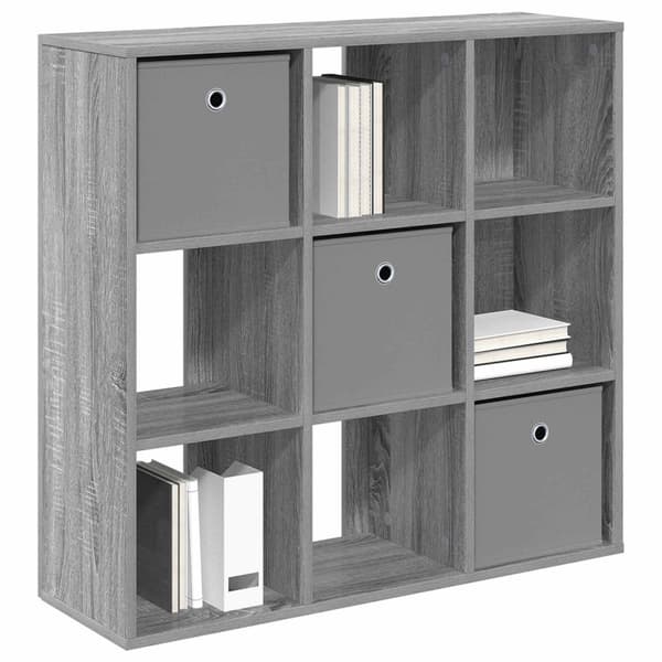 Sideboard med låda Grå Sonoma 88,5 x 29 x 84,5 cm