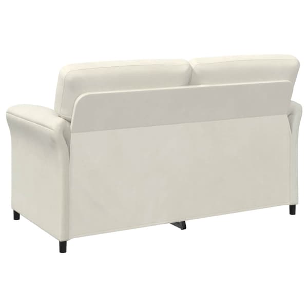 2-sits soffa Gräddvit 158 x 83 x 95 cm Sammet