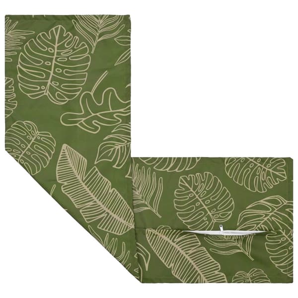 Kuddöverdrag 2 st HOUTEN Bladdesign 40 x 145 cm Polyester
